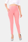 Sweet Moon Knit Cotton Yoga Leggings-Pastel Peach — thumbnail 1
